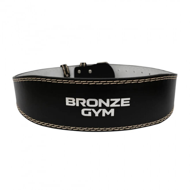 Пояс атлетический BRONZE GYM натуральная кожа 115 см, фото