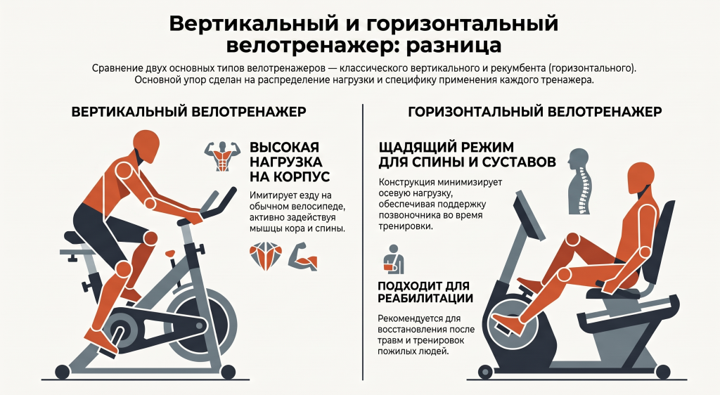 Вертикальный_и_горизонтальный_велотренажер_разница