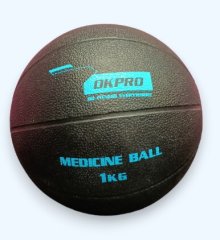 Мяч медицинский обрезиненный OKPRO 1 кг, фото