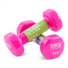 Гантели для аэробики виниловые BRONZE GYM FA-VD1 1 кг (пара), фото