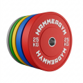 Диски бамперные обрезиненые OKPRO OK2006-2 Цветные, фото