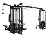 Комплекс на 6 станций HOIST с отдельной колонной для тяги HOIST Commercial Multi Jungle 6 Station - Single Pod With Stand AloNne Hi-Lo CMJ-6000-1-6175, фото