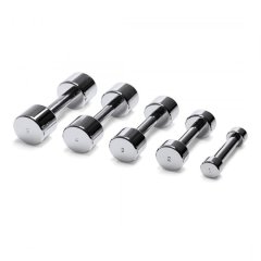 Набор хромированных гантелей TECHNOGYM Chrome Dumbbell 6 кг, фото