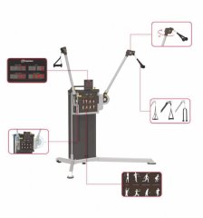 Двойная регулируемая тяга IMPULSE FITNESS HSP-PRO001, фото