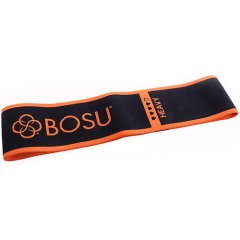 Тканевый амортизатор BOSU Fabric Band (высокое сопротивление, черный/красный), фото