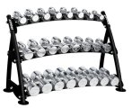 Подставка под хромированные гантели на 12 пар HOIST Commercial Freeweight Line CF-3462-3, фото