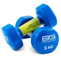Гантели для аэробики виниловые BRONZE GYM FA-VD5 5 кг (пара), фото
