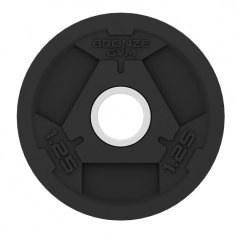 Диск олимпийский обрезиненный BRONZE GYM BGPLR012 1,25 кг, фото
