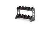 Стойка для гантелей с резиновыми держателями GYM80 Sygnum Basic Dumbell Rack with 10 rubber holders 4056, фото