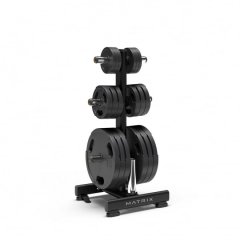 Подставка под диски и грифы MATRIX Magnum Weight Tree w/Bar Holders MG-A67B, фото