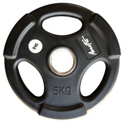 Олимпийский обрезиненный диск AEROFIT AFPLB 5 кг, фото