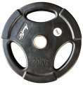 Олимпийский обрезиненный диск AEROFIT AFPLB 20 кг, фото