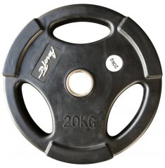 Олимпийский обрезиненный диск AEROFIT AFPLB 20 кг, фото