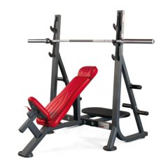Олимпийская наклонная скамья PANATTA Freeweight High Performanc Olympic Inclined Bench 1HP205B, фото